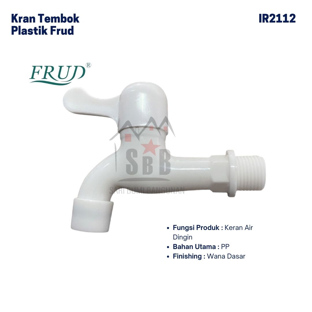 Kran Tembok Plastik FRUD IR2112