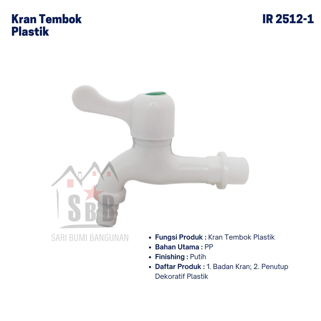 Kran Taman Long Plastik FRUD IR2512-1